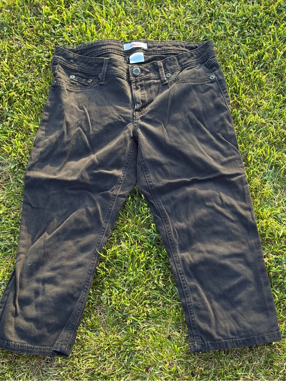 VINTAGE Black Bongo Capris